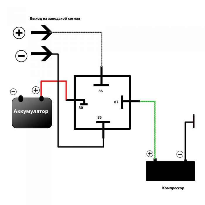 Подключение реле поворотов 4 контакта схема подключения