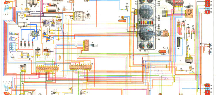 Схема электрическая для автомобилей ГАЗ 3302, ГАЗ 2705